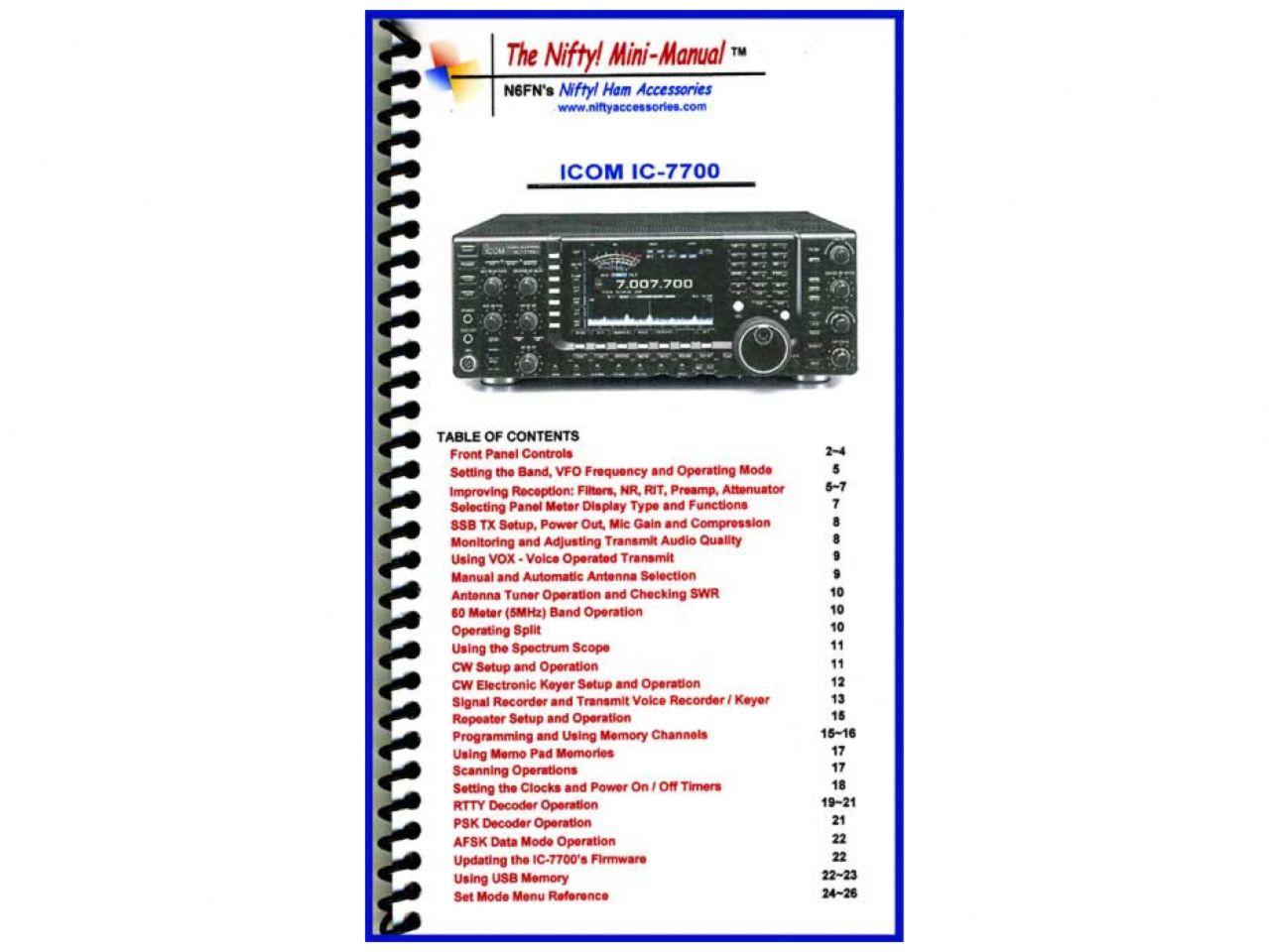 Nifty Vehicle Parts MM-IC7700 Item Image