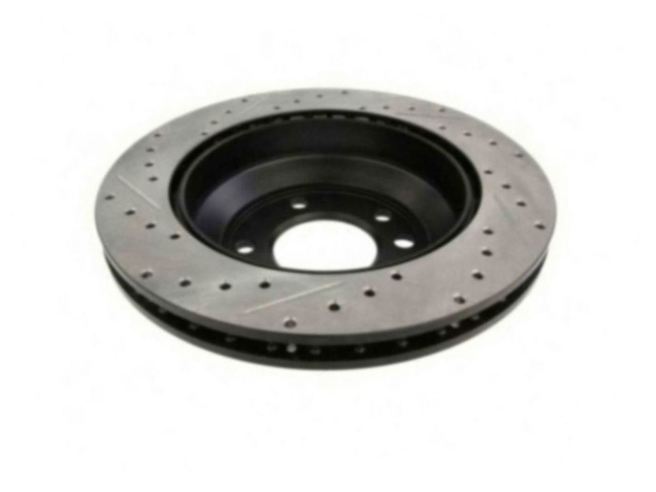 StopTech Select Sport Drilled And Slotted Brake Rotor; Front Left