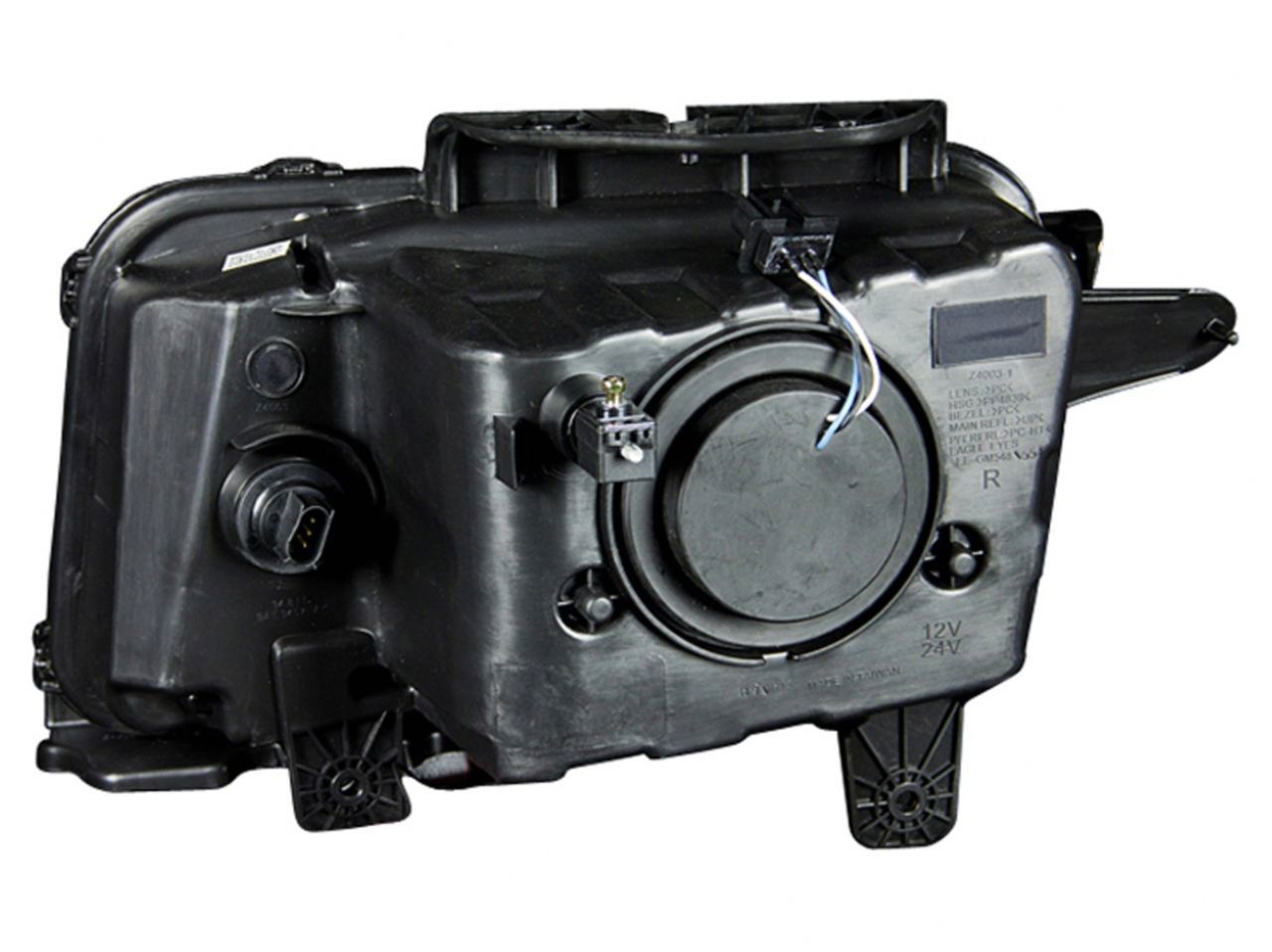 Anzo 2010-2013 Chevrolet Camaro Projector Headlights w/ Halo Chrome (CCFL)