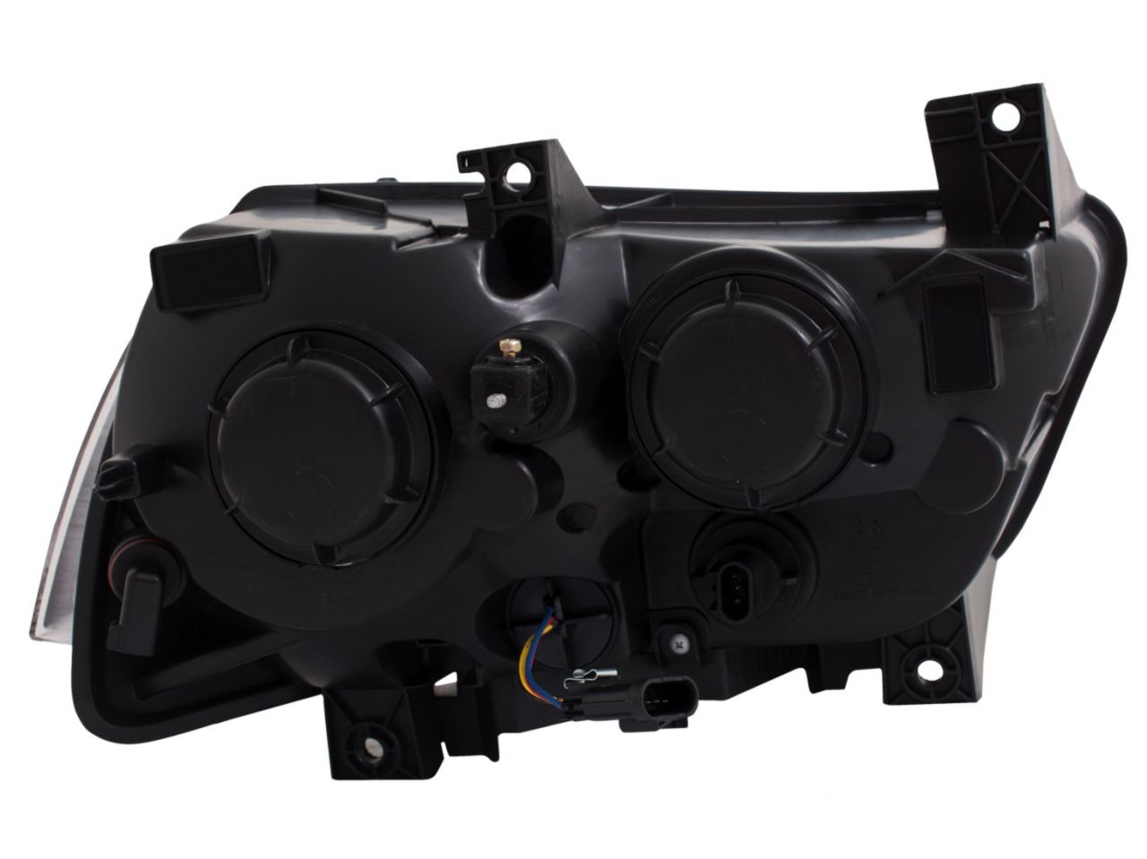 Anzo 11-14 Dodge Charger Projector Headlights w/ Plank Style Design