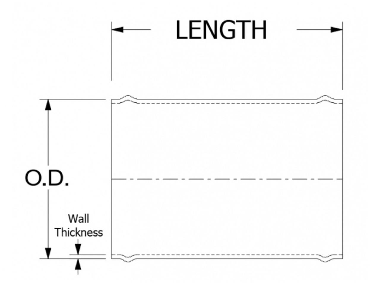 HPS 6061 Aluminum Joiner Tube Piping Hose Connector with Bead Roll