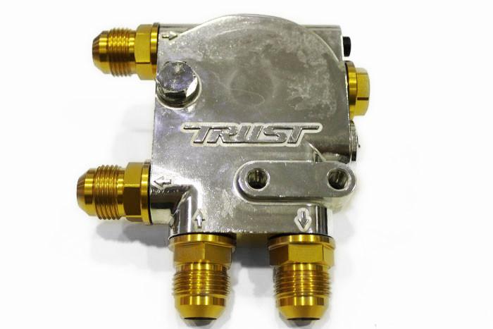 Greddy Oil Cooler Filter Block Adapter Type-I - Remote Filter