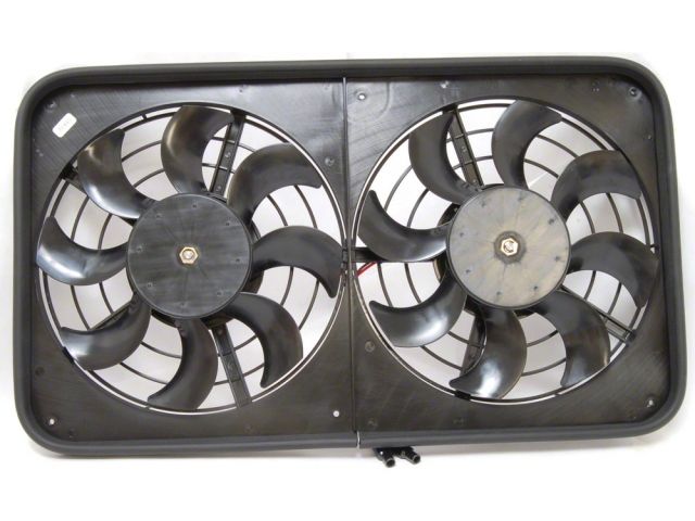 Flexalite   x-A-Lite 410 Dual 12 inch Puller Auto Electric Fans 2500 CFM