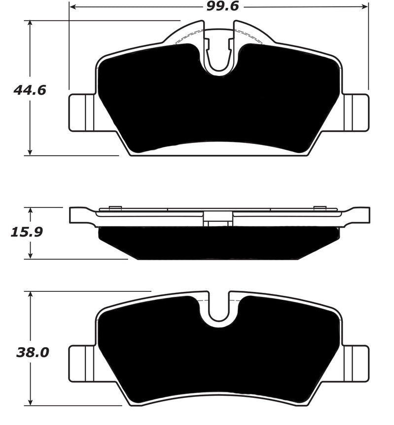 Porterfield Brake Pads for 2016 MINI Cooper w/Sport Brake Retrofit Kit
