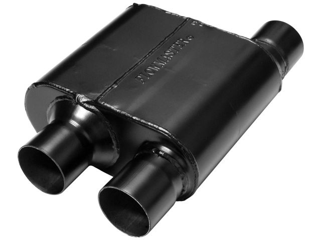 Flowmaster Super 10 Series Crossflow Muffler, 2.50" IN (O) / OUT (D): ea, 409S St