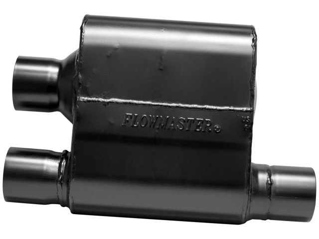 Flowmaster Super 10 Series Crossflow Muffler, 2.50" IN (O) / OUT (D): ea, 409S St