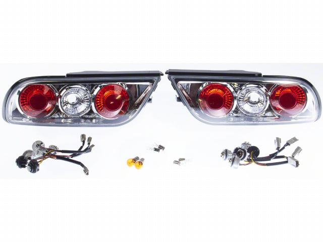 Rear Kouki Type X Style Taillight Set Clear Lens 180sx Hatch 240sx S13