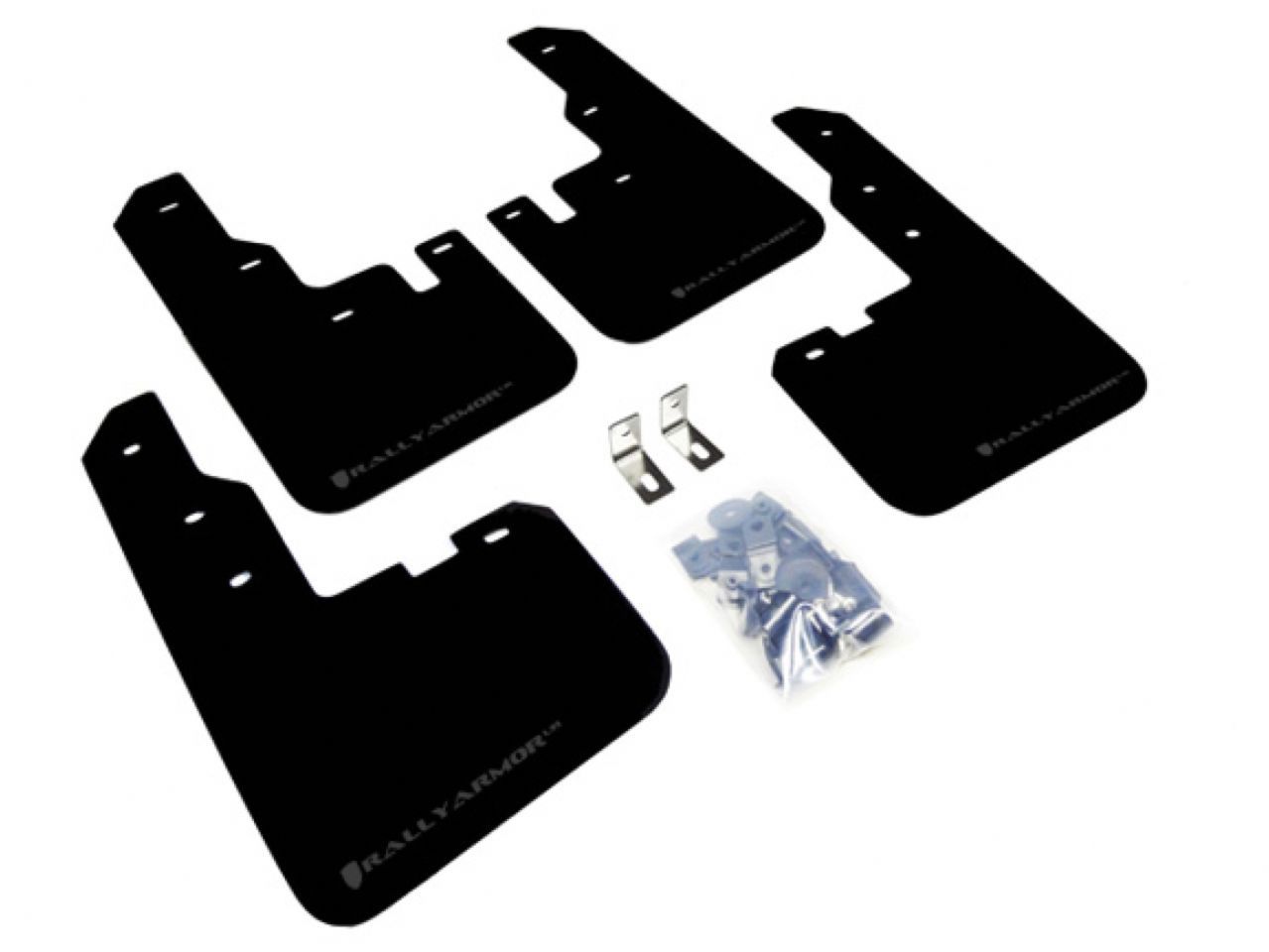 Rally Armor Mud Flaps MF41-UR-BLK/GRY Item Image