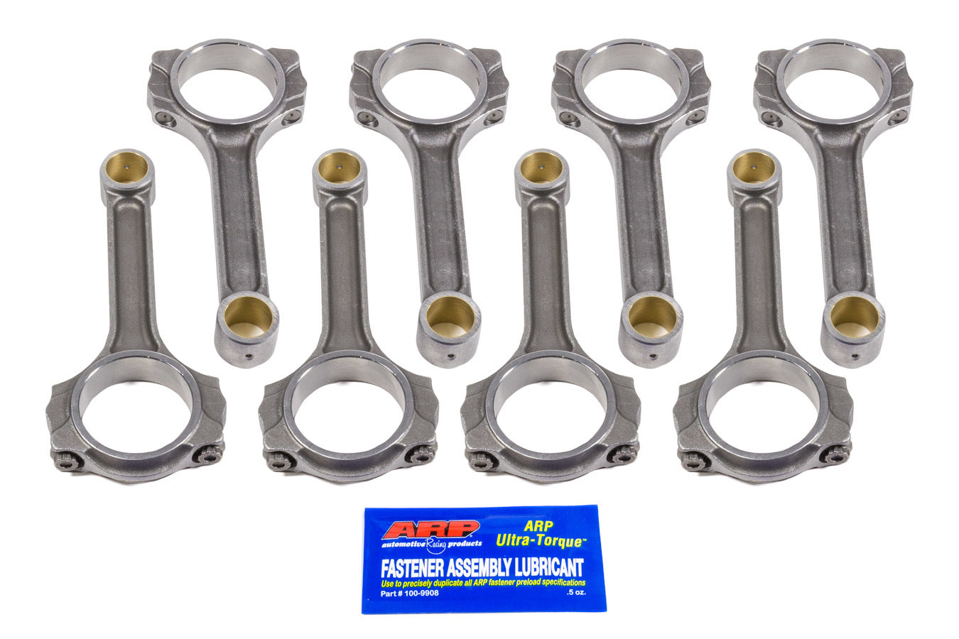 Scat SBC 4340 Forged I-Beam Rods 6.000 w/ARP Bolts SCA2-ICR6000-2000-7/16
