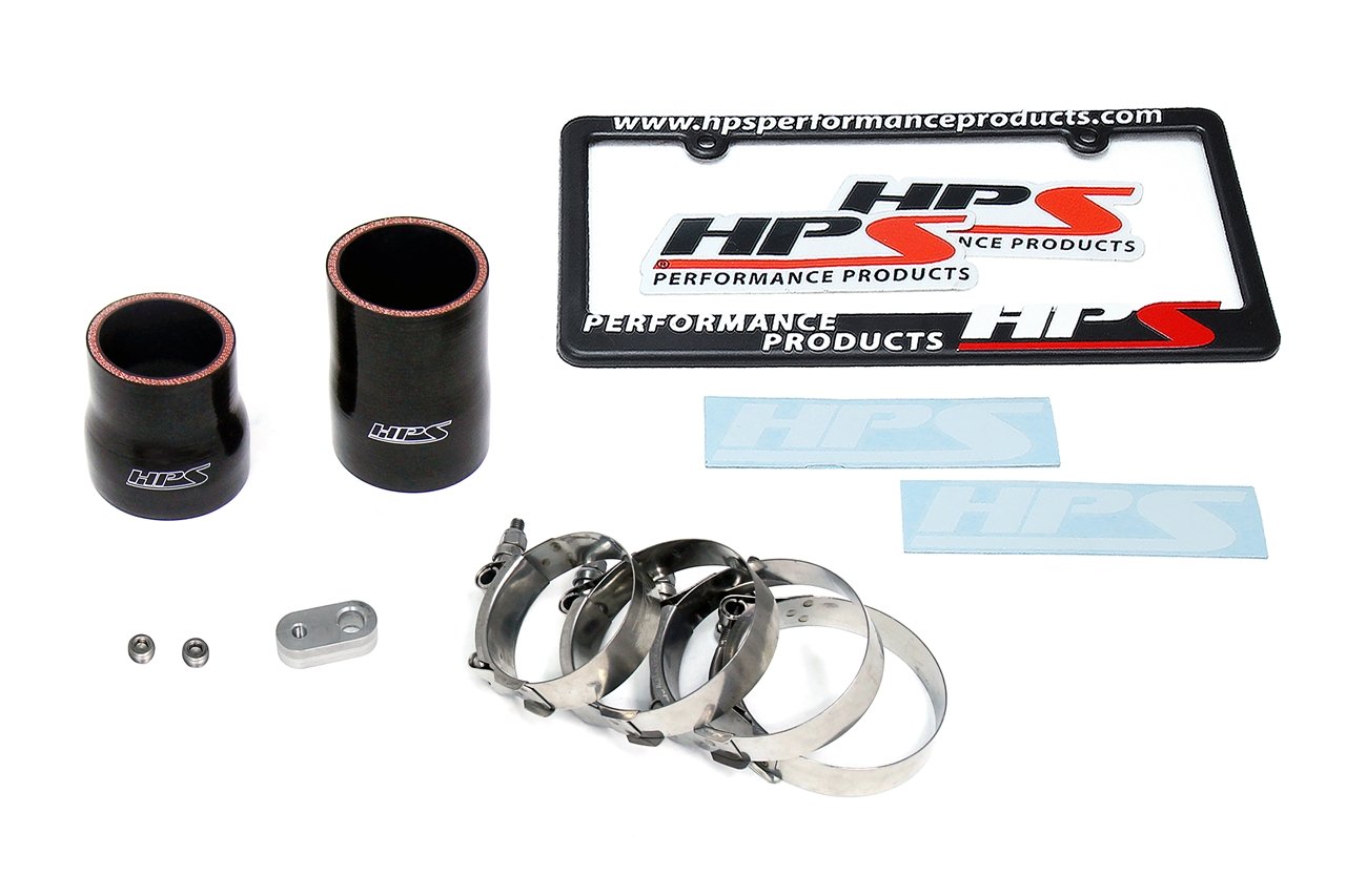 HPS Intercooler Hot Charge Pipe with Silicone Boots 16-17 Lexus IS200t 2.0L Turbo , 17-122