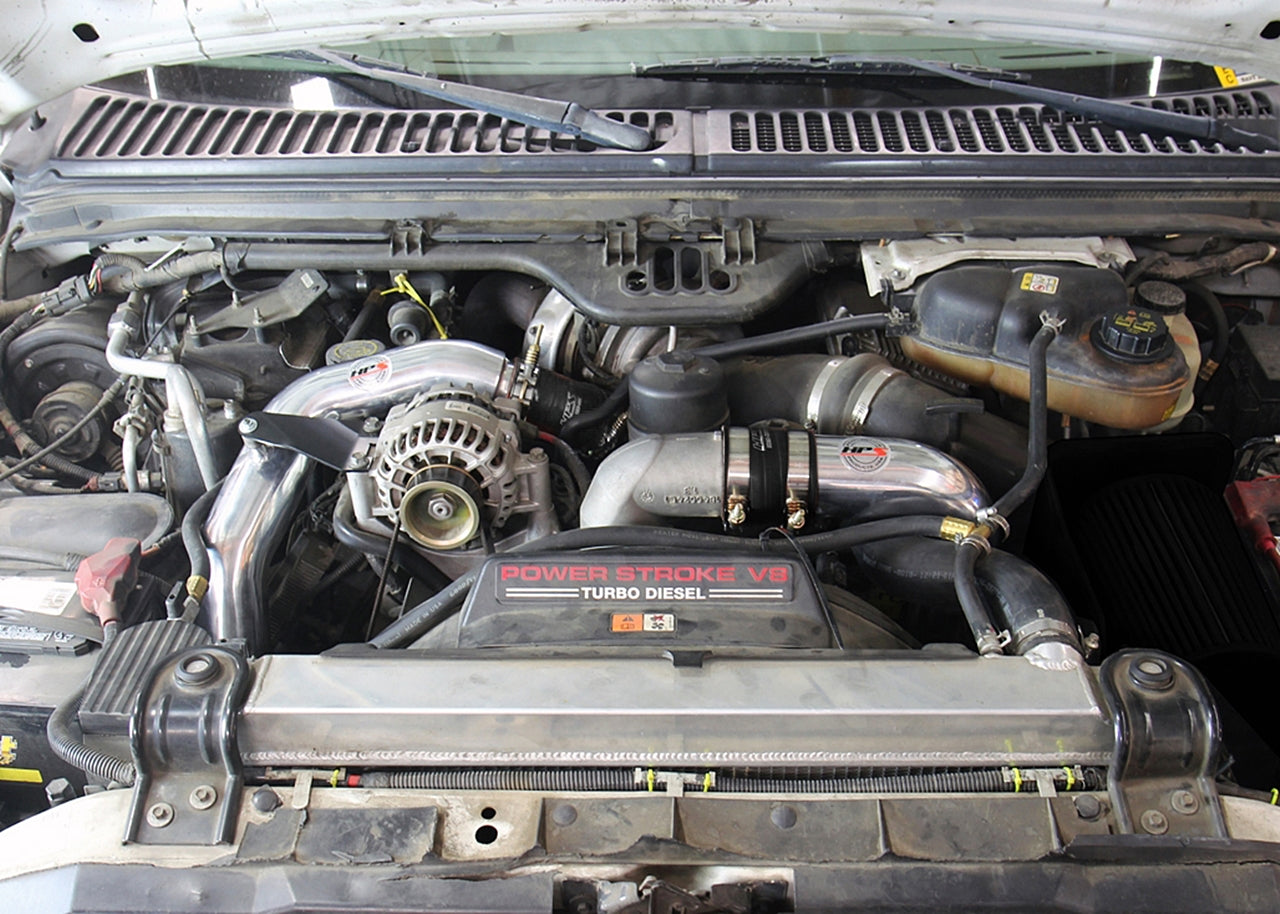 HPS Hot & Cold Side Charge Pipe with CAC Hose Intercooler Boots, 03-07 Ford F250 Superduty Powerstroke 6.0L Diesel Turbo