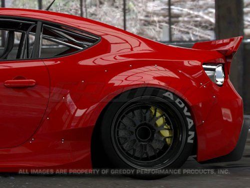 GReddy 13+ Scion FR-S Version 2 X Rocket Bunny 86 Aero Rear Duc