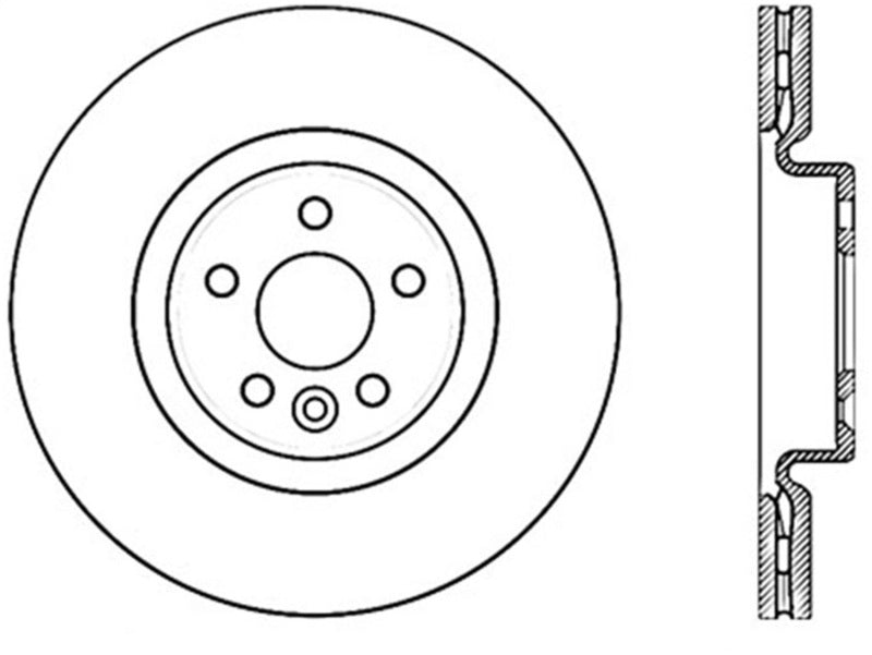 Stoptech ST Premium Carbon Brake Rotors Brakes, Rotors & Pads Brake Rotors - OE main image