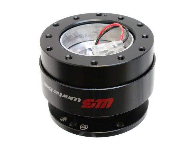 Splash Rapfix II Steering Wheel Black Quick Release Silver Lock Set