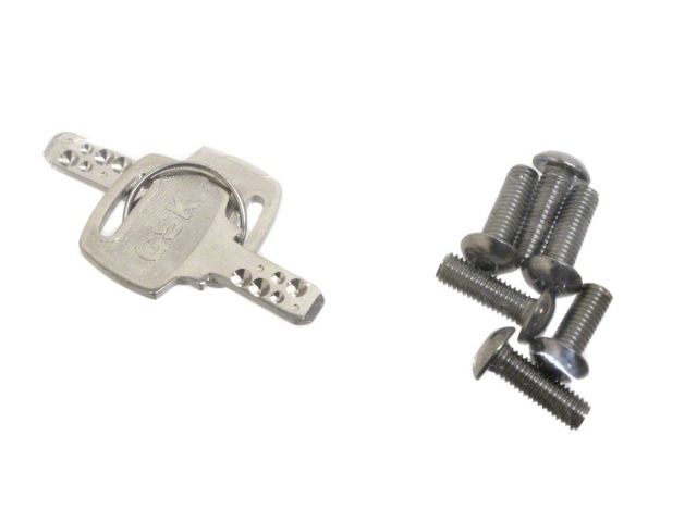 Splash Rapfix II Steering Wheel Black Quick Release Silver Lock Set