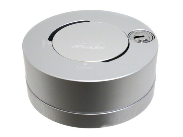 Splash Steering Wheel Quick Release Lock Cover Silver