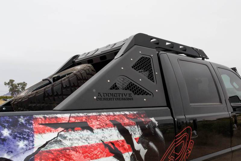 Addictive Desert Designs 99-16 Ford F-250 Super Duty HoneyBadger Chase Rack C095501450103 Main Image