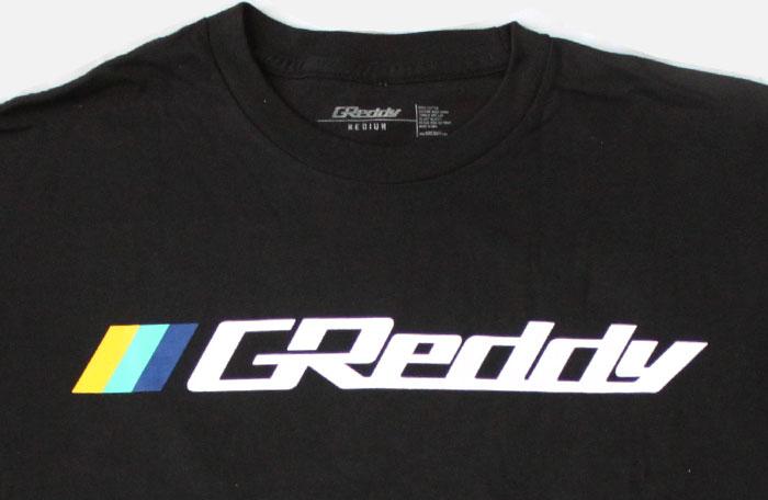 GReddy OG Logo Tee (with 3 stripes) - Black    Back in Stock!