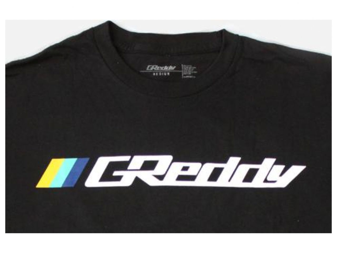 GReddy OG Logo Tee (Wth 3 Stripes) Black - Large