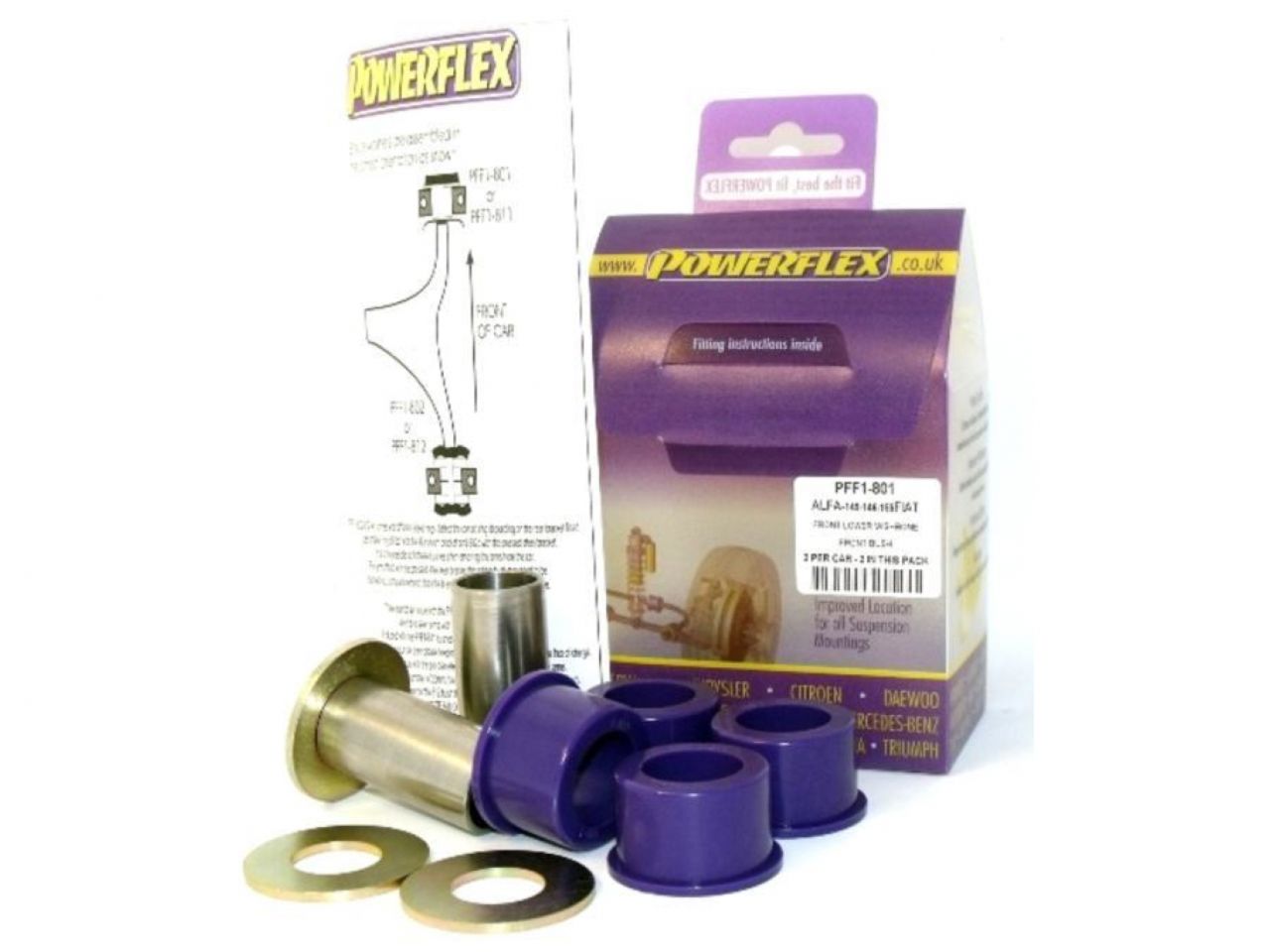 Powerflex Bushings PFF1-801Bx2 Item Image