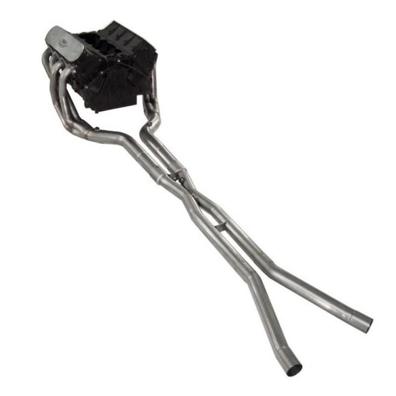 Stainless Works Chevy Corvette 2005-08 Headers 1-7/8in Primaries X-Pipe C605178HOR Main Image