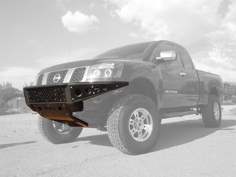 Addictive Desert Designs 04-15 Nissan Titan Venom Front Bumper F901822590103 Main Image
