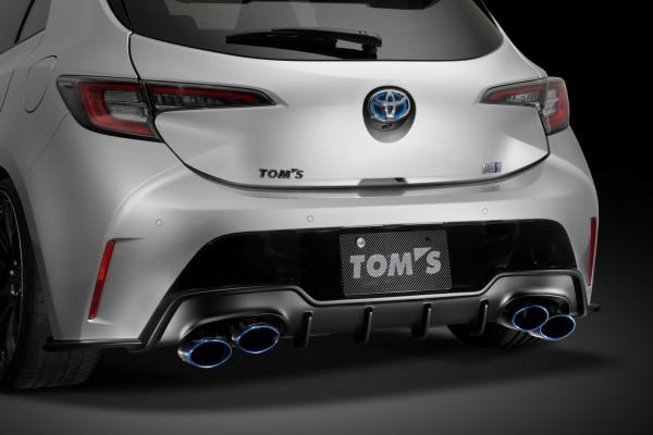 Apexi TOM'S Racing- Rear Bumper Diffuser for 2019+ Toyota Corolla Hatchback