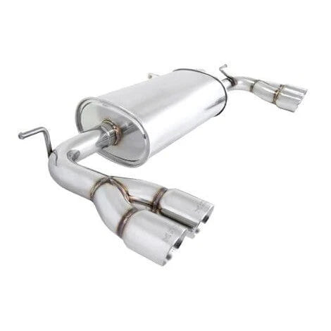 Megan Racing Axle Back Exhaust Gensis Coupe 10-12 4/6 Cyl 2.5" Inlet Quad 3"