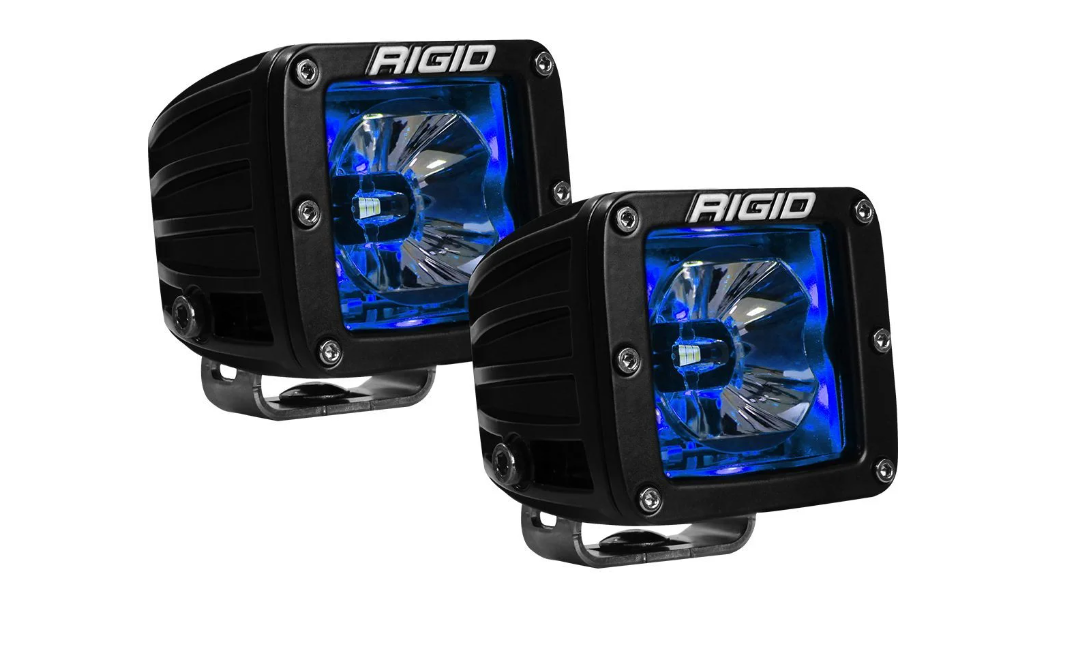 Rigid Radiance Pod With Backlight, Surface Mount, Black Housing | Pair