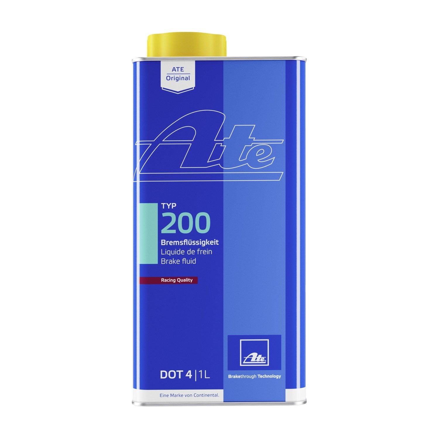 ATE DOT4 TYP 200 Racing Brake Fluid 1L Compatible DOT3/4/5.1