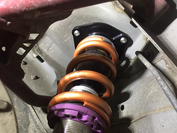 DIFtech Front Shock Hats For Nissan 370Z KW Variant 3 Suspension Mounts 10628-01