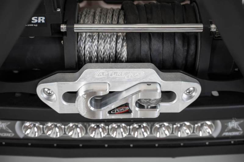 Addictive Desert Designs 1-5/16in Winch Fairlead Plate w/ Recessed Round End Hook - Raw (No Color) AC99157500NA Main Image