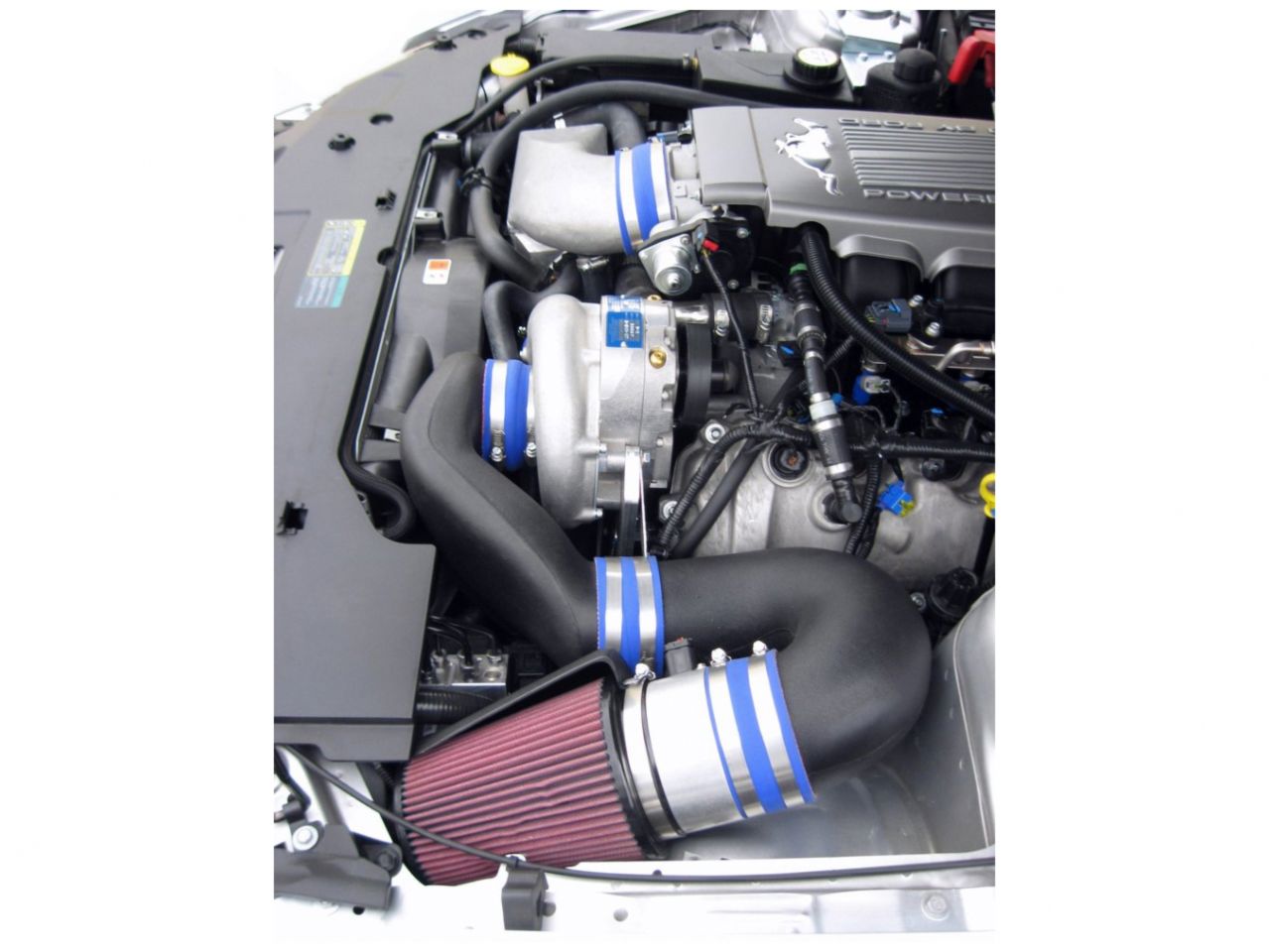 Vortech 2005-2006 Ford Mustang 4.6 GT System w/V-2 Si & Charge Cooler, Satin