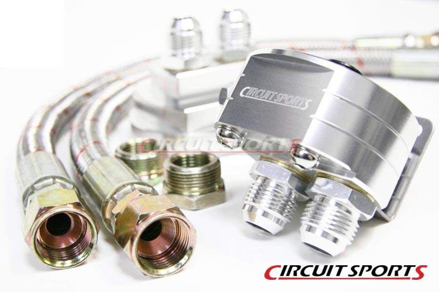 Circuit Sports Oil Filter Relocation Kit - SR20DET, KA24DE, BP4W, B6ZE