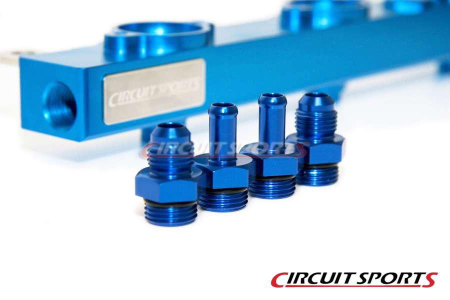 Circuit Sports Fuel Rail Kit, Side Feed (Billet Aluminum) - Nissan S13 SR20DET (RWD)