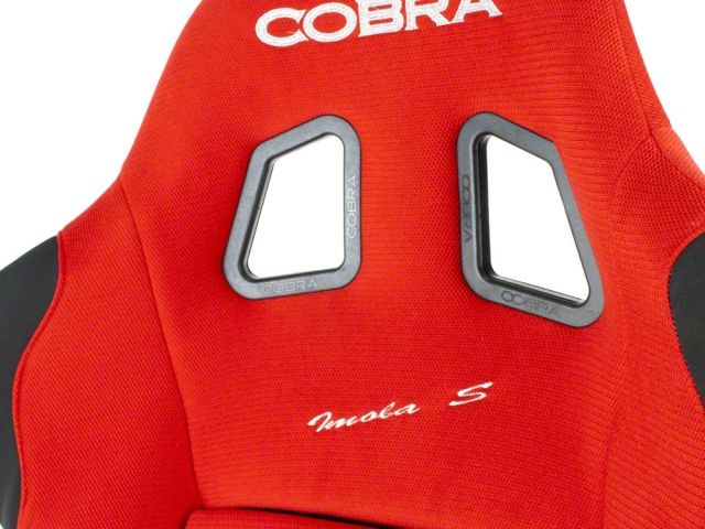 Cobra Imola S GT Width Racing Bucket Seat Red