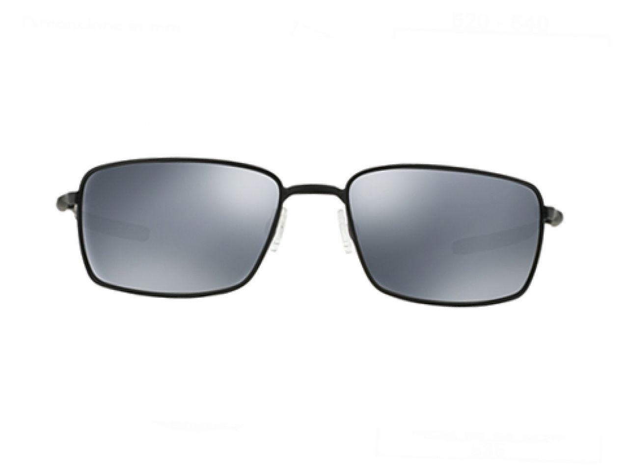 Oakley Square Wire Matte Black w/ Black Iridium Polarized
