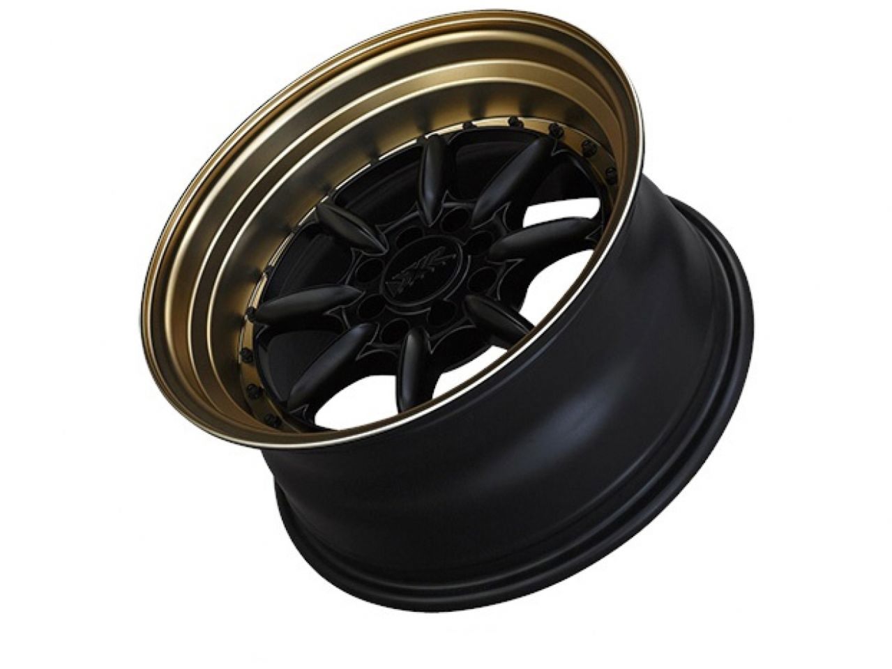 XXR 002.5 Wheel Flat Black / Bronze Lip 15x8 +20 4x100,4x114.3