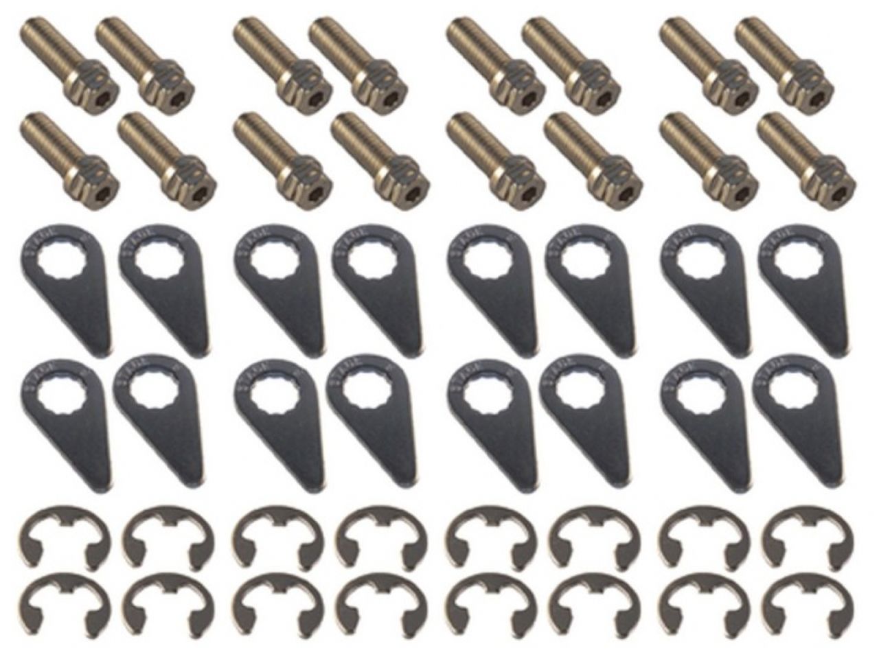 STAGE 8 BB Chevy & BB Ford Header Bolt Kit w/1" Bolt