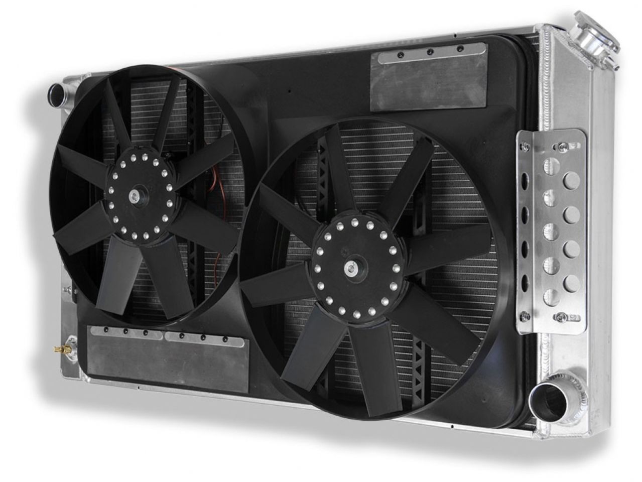 Flexalite Extruded Core Radiator and Dual Electric Fans 1968-1972 Chevelle