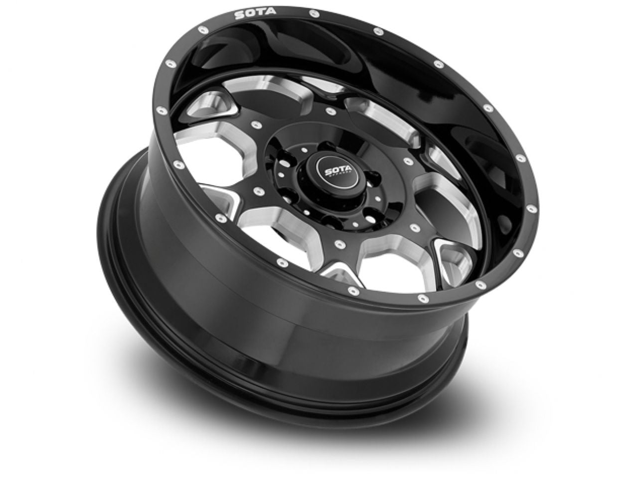 SOTA Offroad S.K.U.L. 8 Lug 20x10 Death Metal