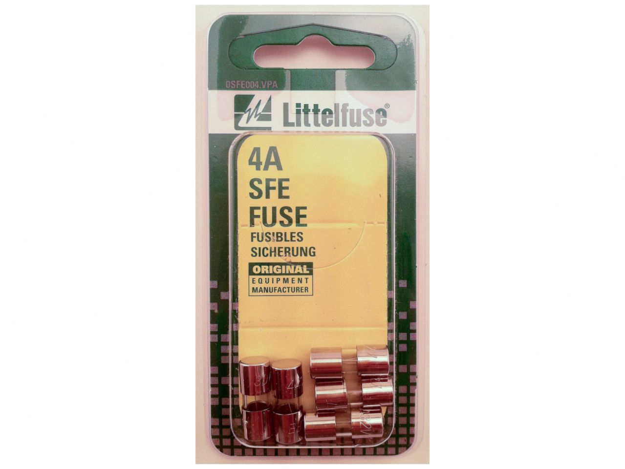 Littelfuse Sfe Gls Fuse 5 Cds/Pk 4A