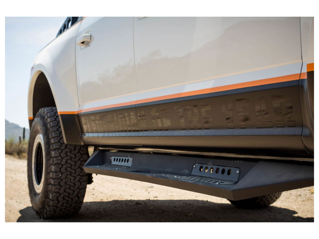 Addictive Desert Designs 17-18 Ford F-150 Raptor SuperCrew HoneyBadger Side Steps