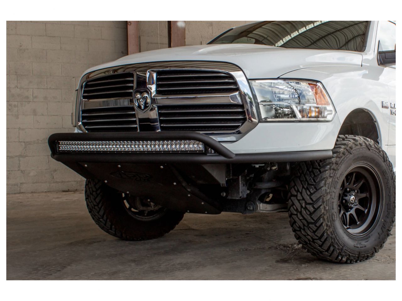 Addictive Desert Designs 09-18 Dodge 1500 RAM ADD Lite Front Bumper w/ Top Hoop