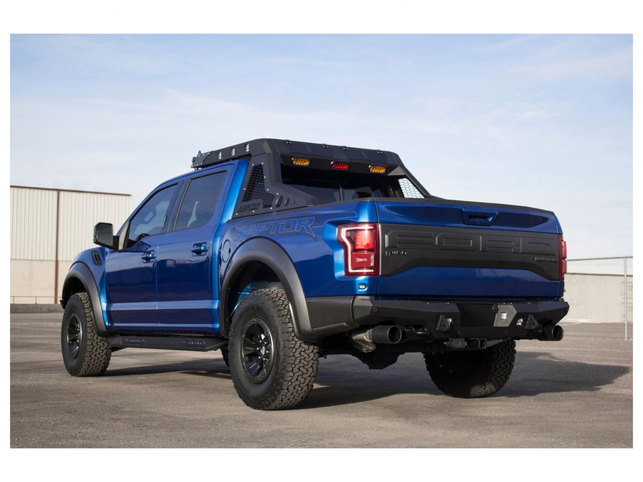 Addictive Desert Designs 17-18 Ford F-150 Raptor HoneyBadger Rear Bumper