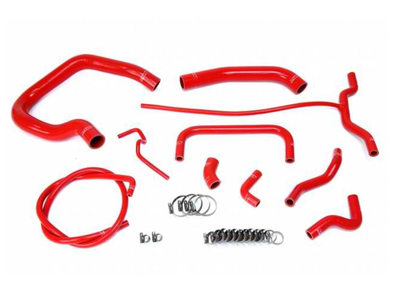 HPS Reinforced Red Silicone Radiator + Heater Hose Kit Coolant Ford 04-11 Ranger 4.0L V6