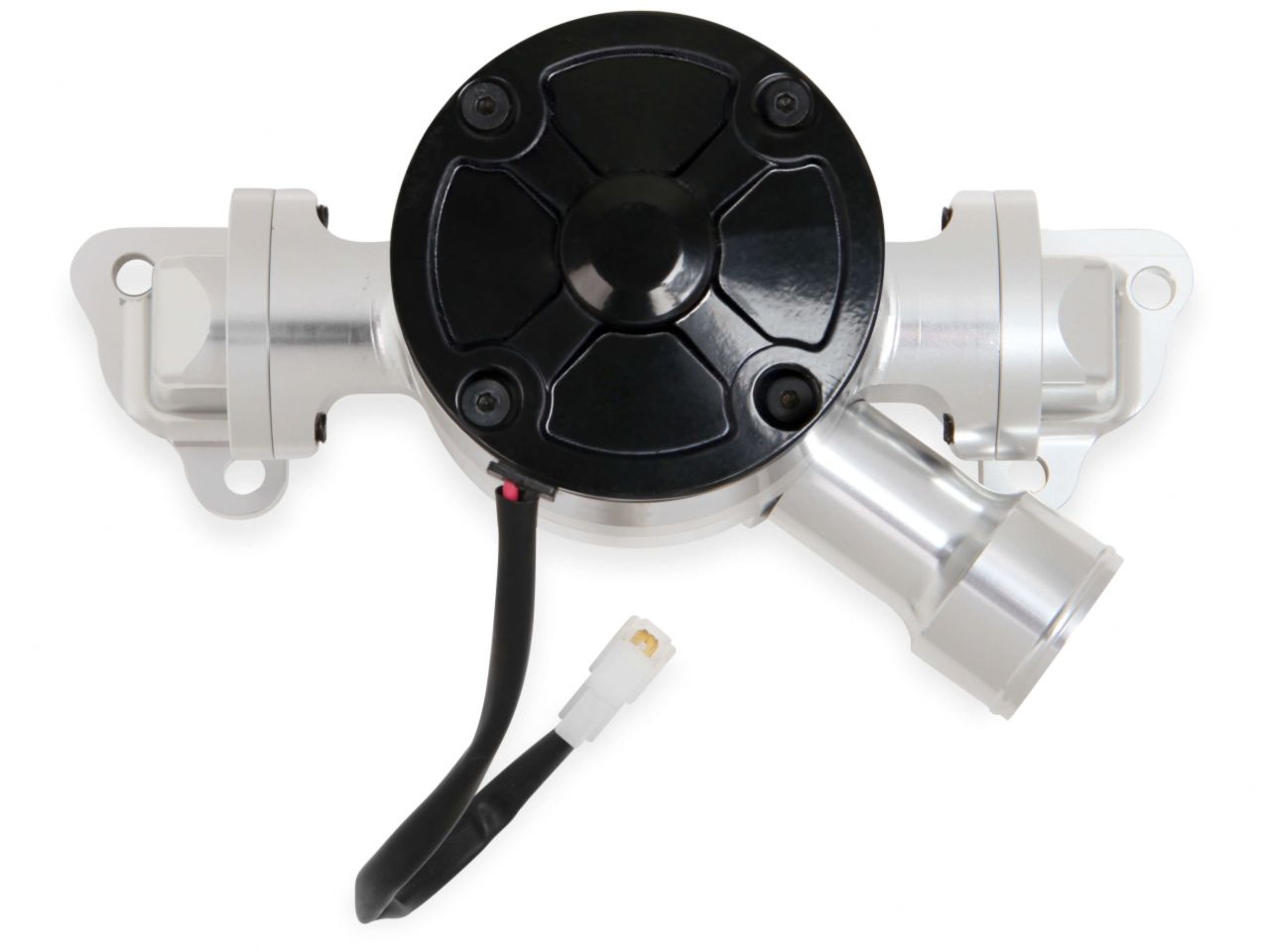 Frostbite Performance Cooling 35GPM Electric Water Pump Alum SBF Polished w/Block Off Plate