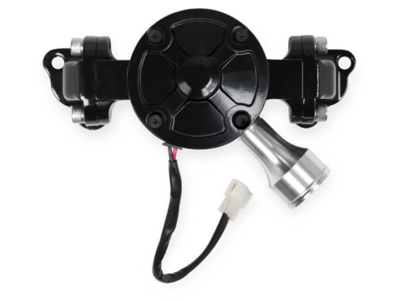 Frostbite Performance Cooling 35GPM Electric Water Pump Alum. SBF Black w/Block Off Plate