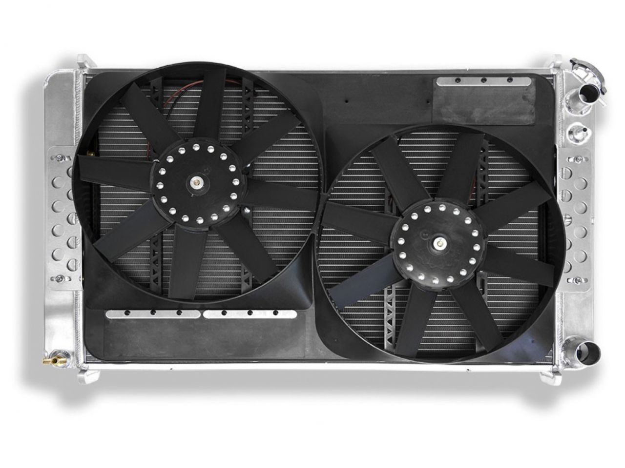 Flexalite Extruded Core Radiator and Dual Electric Fans 1973-1987 Full Size 1/2
