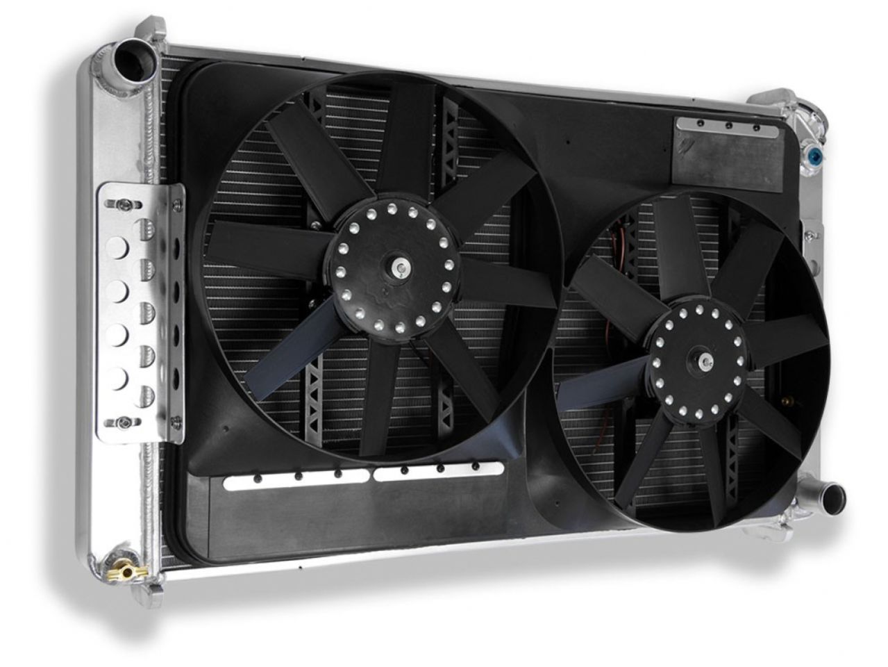 Flexalite Extruded Core Radiator and Dual Electric Fans 1973-1987 Full Size 1/2